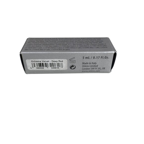 Zelens Extreme Velvet Treatment Lip Colour Deep Red 5ml Moisturising Lipstick - Picture 6 of 6